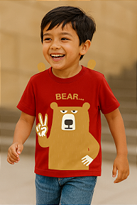 Camiseta Infantil Orelinhas Bear
