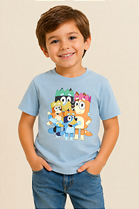Camiseta Infantil Bluey