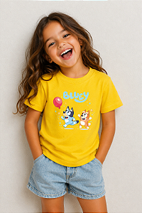 Camiseta Infantil Bluey