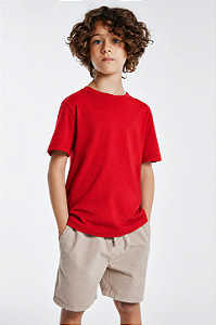 Camiseta Infantil Básica Vermelha