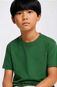 Camiseta Infantil Básica Verde