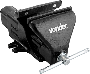 Torno de bancada fixo, n° 6, em ferro fundido nodular, VONDER
