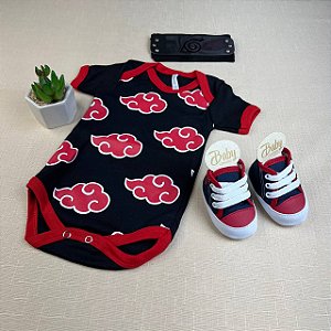 BODY TEMÁTICO NARUTO VERMELHO