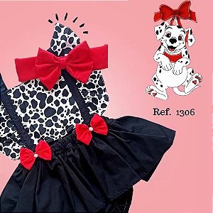 ROMPER 101 DALMATAS + TURBANTE