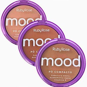Pó Compacto Mood Ruby Rose 10g