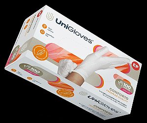 Luva de Procedimentos não Cirúrgicos Powder Free PREMIUM QUALITY UNIGLOVES CA 41036