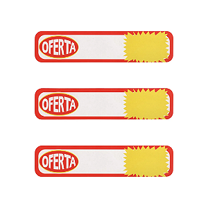 Cartaz Oferta 20cm x 4,5cm | Código Z3