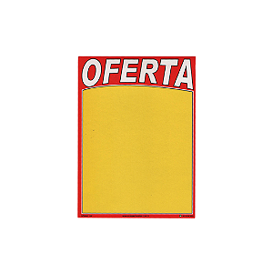 Cartaz Oferta 11cm x 15cm | Código 12F