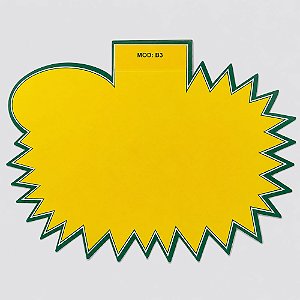 Cartaz Splash para Hortifruti 23cm x 15cm – Modelo B3 | Papel Cartão 250g | 50 ou 100 Folhas