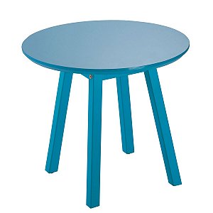 Mesa Lateral Canto Madeira Media Azul Tramontina 91452060