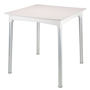 Mesa Laura Ratan 70Cm Branca Pp Aluminio Tramontina 92351010