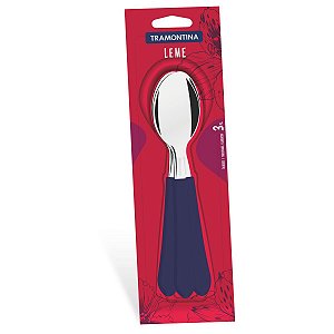 Kit Colher Colheres Inox 3 PCs Azul Leme Tramonti 23183310