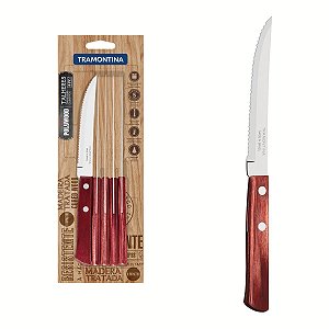 Jogo Facas Churrasco Inox Polywood Tramontina 21100675