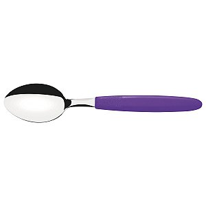 Colher Sobremesa Inox Roxo LilAs Ipanema Tramont 23366490