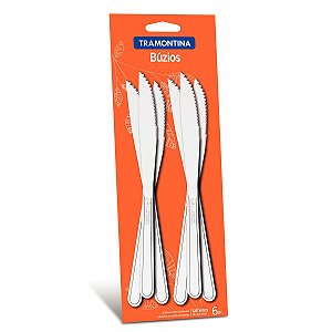 Conjunto Facas Inox 6 PCs Buzios Tramontina 23750604