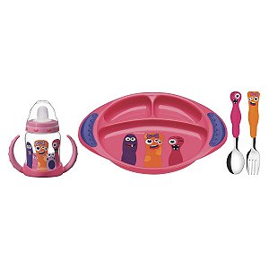 Mamadeira Prato Talher Bebe Monster Tramontina 23799498
