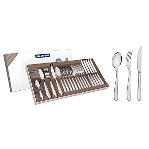 Faqueiro Talheres Inox 24 PeCas Maresias Tramontina 66902834