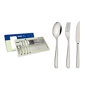 Faqueiro Talher Inox 24 PeCas Copacabana Tramontina 66901840