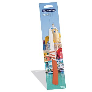 Faca Para Legumes Inox 3 Amalfi Laranja Tramonti 23481143