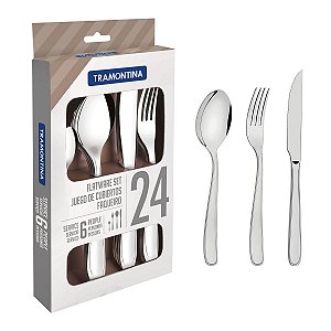 Faqueiro Talheres Inox 24 PeCas Maresias Tramontina 66902014