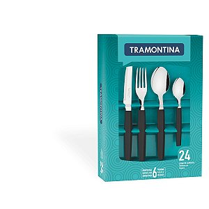 Faqueiro Talher Inox 24 PeCas Munique Tramontina 23299072