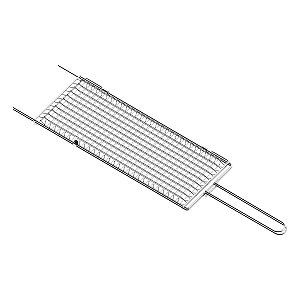 Grelha Churrasco Inox Frango Peixe 75X18 Tramontina 26486000