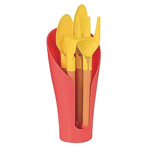 Vaso Pazinha Ancinho Jardim Cocoon Rosa Tramontina 78107703
