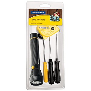 Kit Ferramentas Lanterna Trena Chave Tramontina 43408142