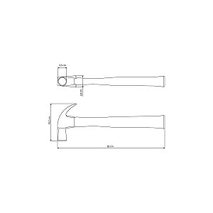 Martelo Unha Cabra Batedor 23Mm Tramontina 40370023