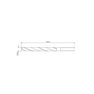 Broca Piloto Guia Serra Copo 1/4 105Mm Tramontina 42622102
