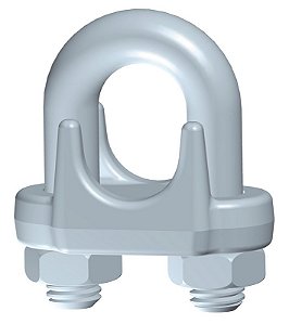 Grampo Para Cabo De Aco Pesado 7/8 Tramontina 33823010