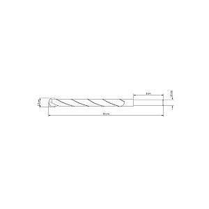 Broca Concreto Videa 22Mm 160Mm 7/8 Tramontina 43142122