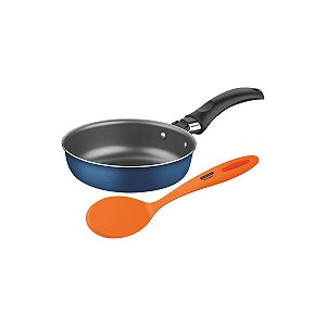 Frigideira 13Cm Espatula Breakfast Azul Tramontina 27813004