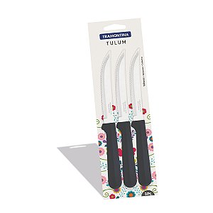 Conj Facas Inox 3 Pc Tulum Tramontina 23270365