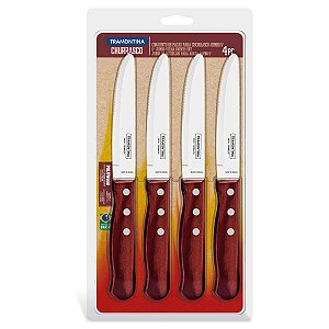 Conjunto Facas Churrasco Jumbo 4 Peças Tramontina 21198717