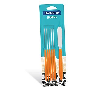 Conjunto Espátulas Para Manteiga 6 Peças Tramonti 23399448