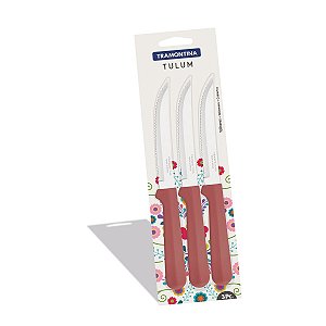 Conjunto Facas Para Carne 3 Peças Tramontina 23270375