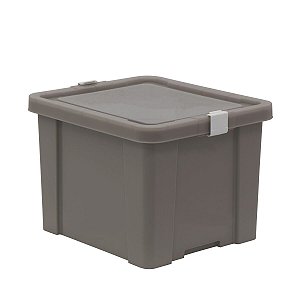 Caixa Organizadora Gaveteiro 30L Cinza Tramontina 92551210