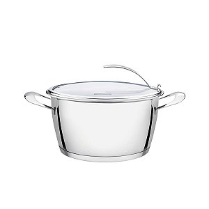 Panela Caçarola Funda Inox Ventura 18Cm 2,2L Tramon 62364184