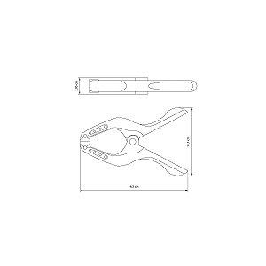 Grampo Plastico 2 Tramontina 43192002