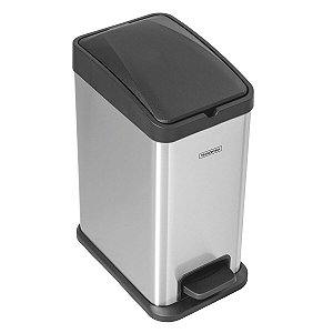 Lixeira Inox Com Pedal Retangular 15L Tramontina 94538215