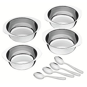 Jogo Aco Inox P/Sobremesa 8Pc.Service Tramontina 64400780