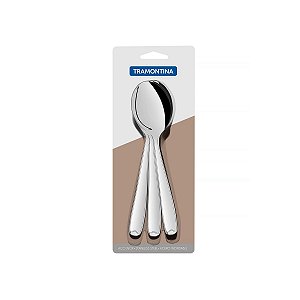 Jg.Colher Mesa Aco Inox 3Pcs Tramontina 66901011