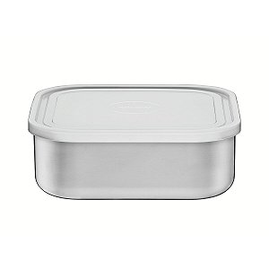 Pote Quadrado 23Cm Aco Inox 3,68L Tramontina 61229230