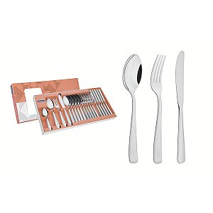 Faqueiro Talher Inox 24 Peças Pacific Tramontina 66962970