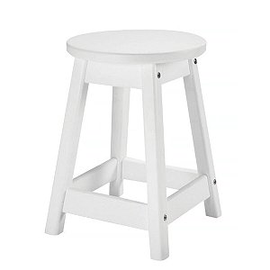 Banqueta Banquinho Madeira Branca Rramontina 91414047