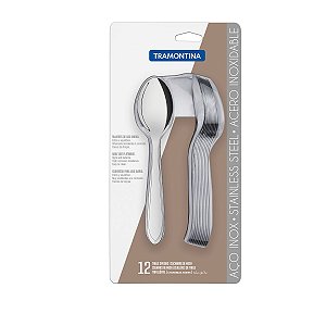 Jogo Colher Mesa Aco Inox 12Pc Laguna Tramontina 66906016