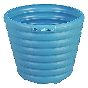 Cachepo Vaso Plastico Flores Azul 1,7Ltramontina 78125152