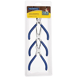 Jogo Alicates Para Bijuteria 3Pcs Tramontina 43408120