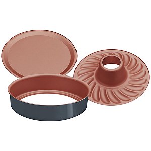 Forma Assadeira Bolo Movel 26Cm Bakery Tramontina 27814010